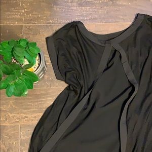 Banana Republic Open Back Semi-Sheer Top